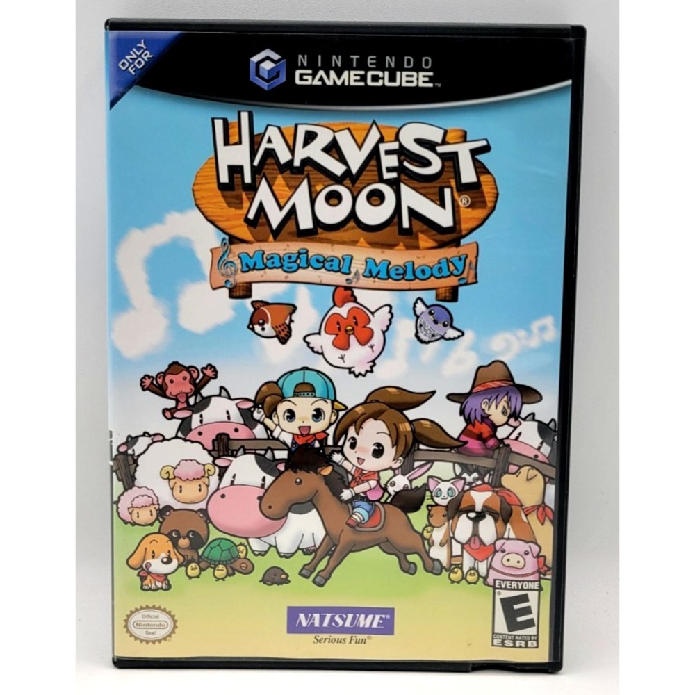 Harvest Moon: Magical Melody Video Game NINTENDO GAMECUBE CASE ONLY *NO GAME*
